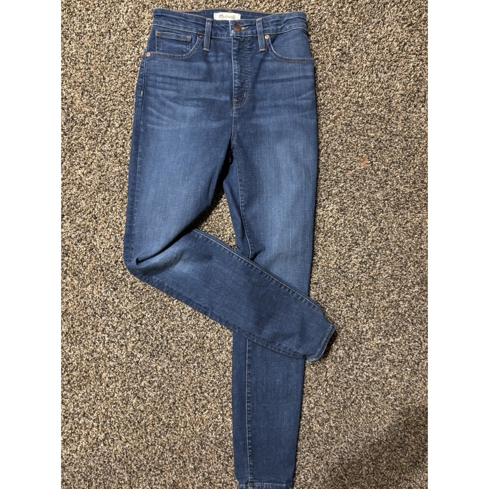 Maxwell 27‎ Dark Wash Blue Curvy High-Rise Skinny Jeans B13